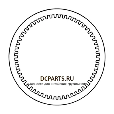 Shaft-Gear Муфта синхронизатора 1 передачи артикул 1257304020 схема чертеж запчасть автозапчасть купить в DC Parts