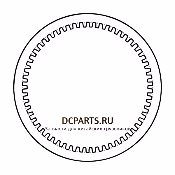 Shaft-Gear Муфта синхронизатора 1 передачи 1257304020 — схема