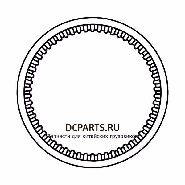 Shaft-Gear Муфта синхронизатора 1-2 передачи 1156304007 — схема