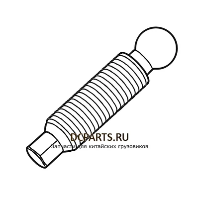 Shaft-Gear Наконечник вилки артикул 6060306022 запчасть автозапчасть купить в DC Parts